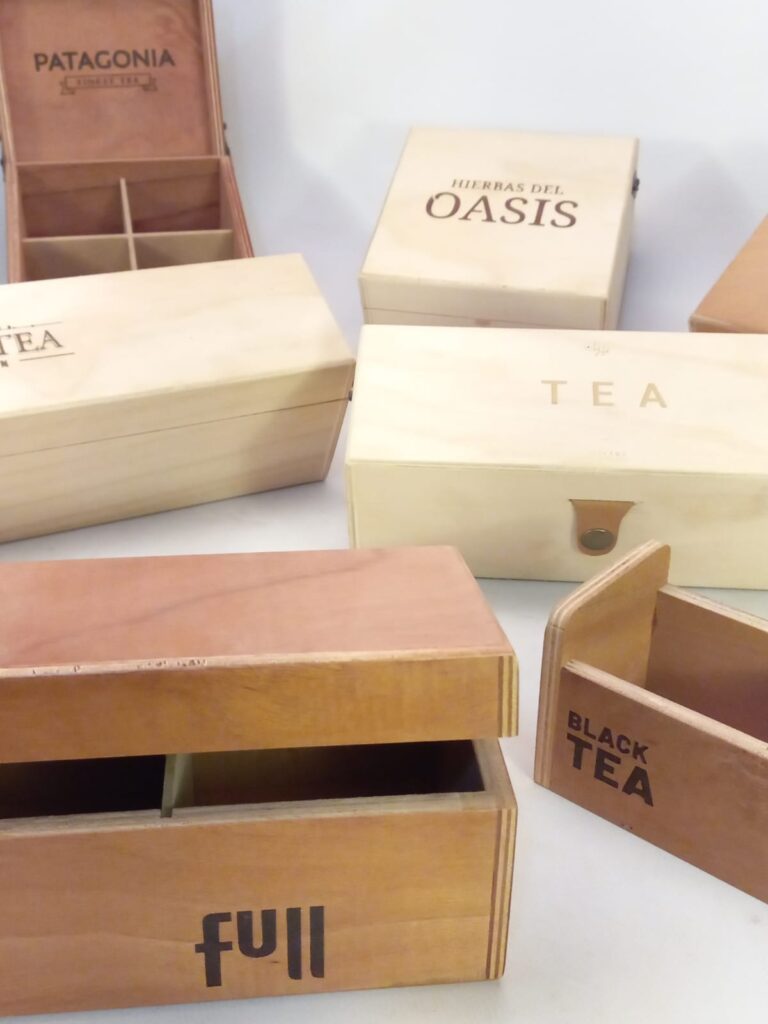 Envases de madera personalizados
