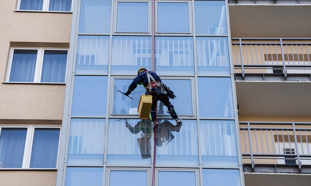 limpieza de vidrios en altura en Buenos Aires